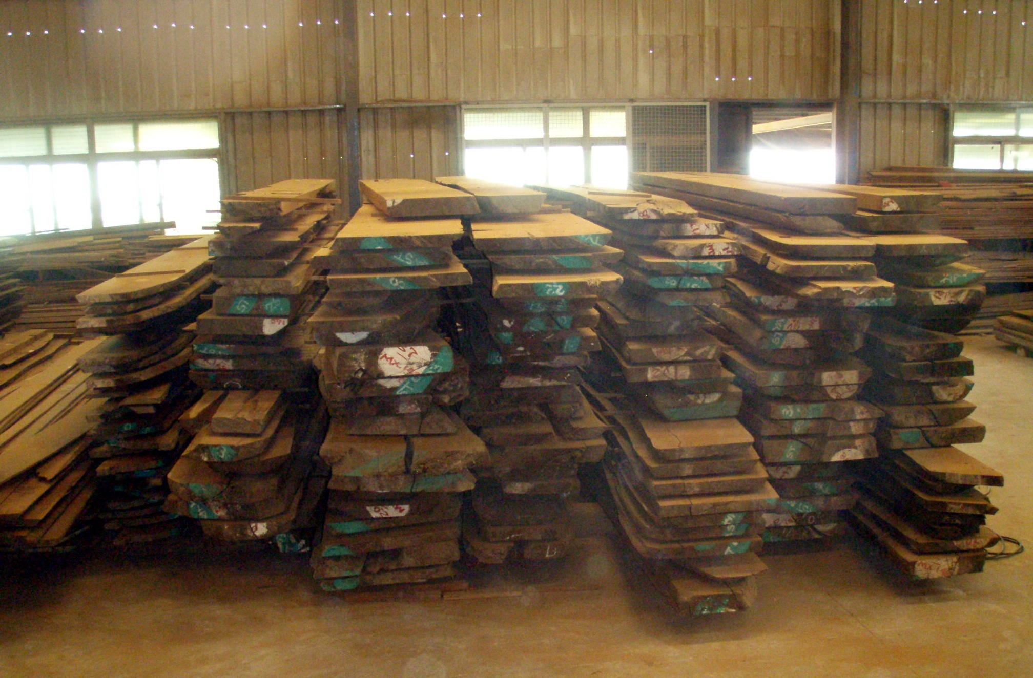 Drying planks